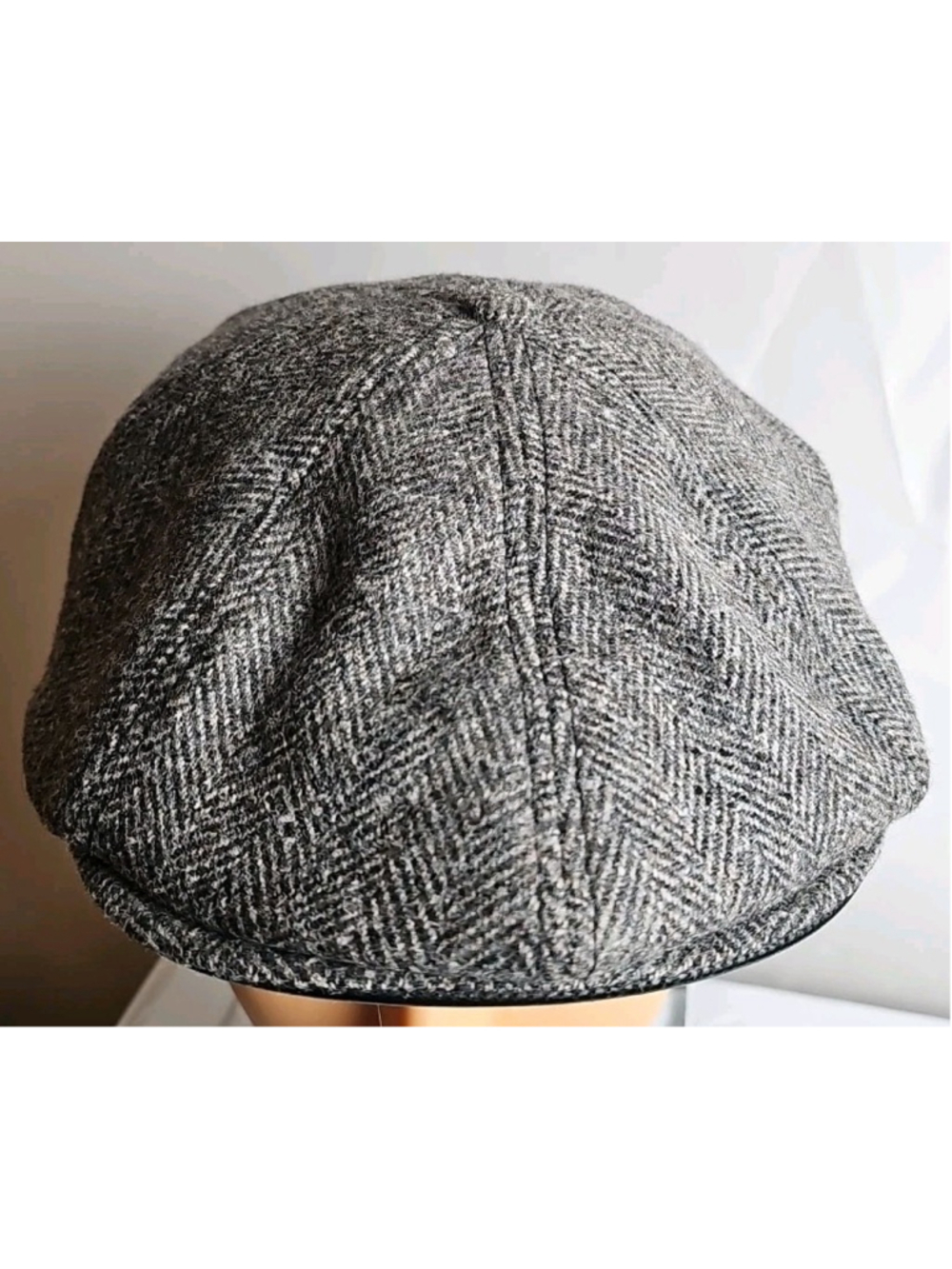 Goorin Bros Newsboy Driving Hat Cap Mens Size Large Gray 100% Wool Made in USA